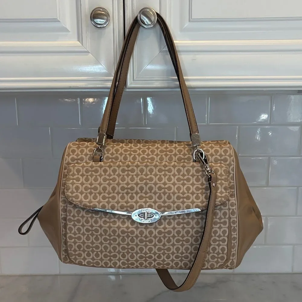 Coach Bag Purse Handbag Kimberly Needlepoint Carry All Crossbody Convert Tote